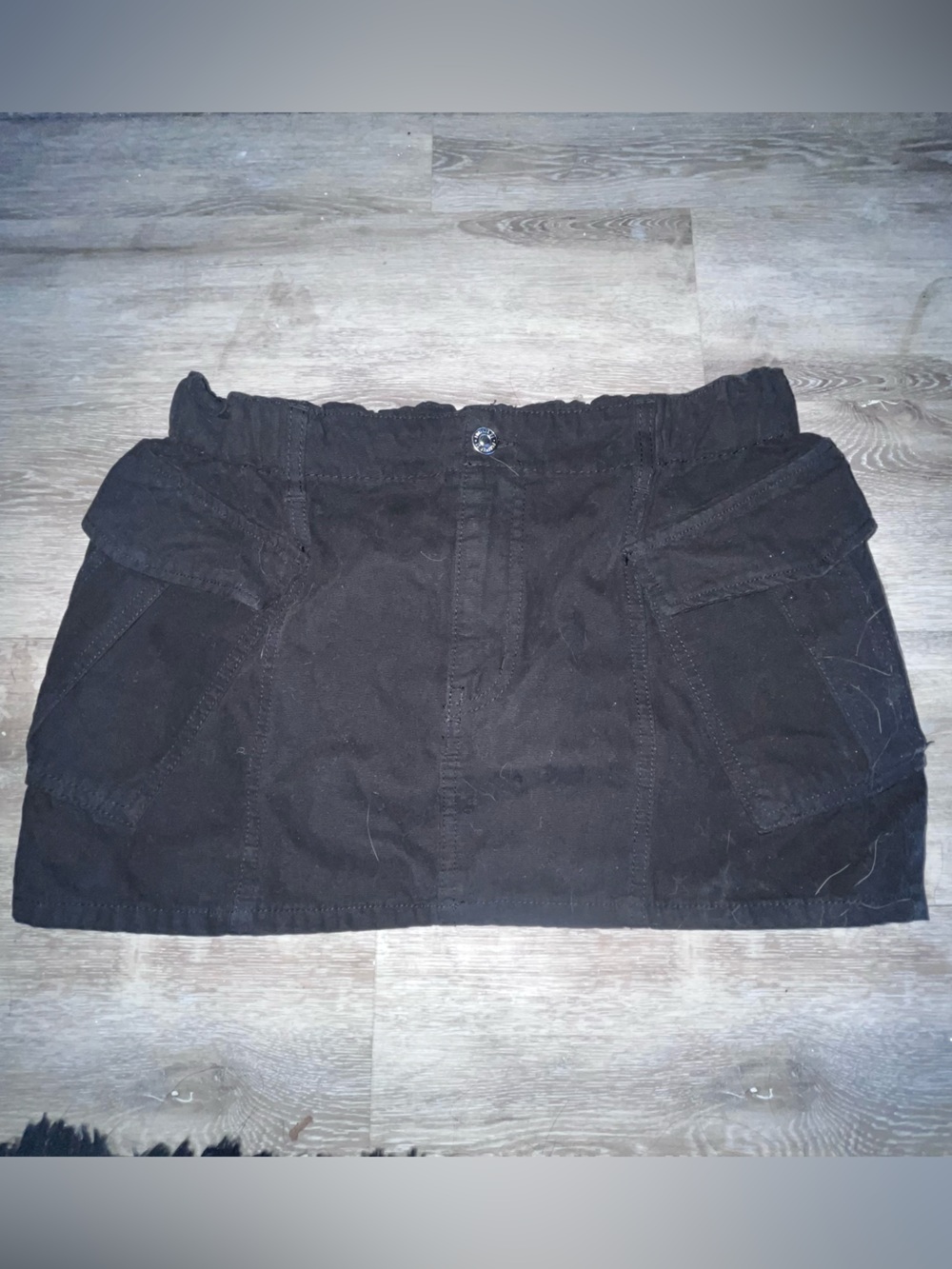 Forever 21 Black Cargo Mini Skirt with Flap Pockets